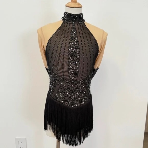 Custom Figure Skating Competition Dress - Girls Size 11/12 - Picture 14 of 16